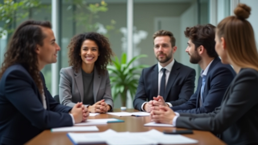 Diverse team in kantoor aan tafel in gesprek