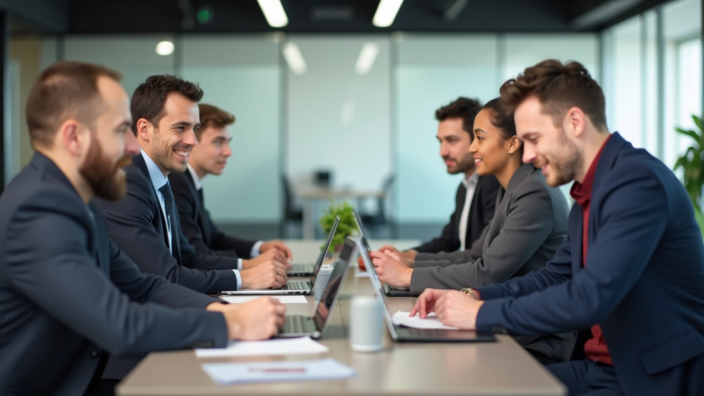 Expat werknemers van verschillende culturen in ontspannen kantooromgeving